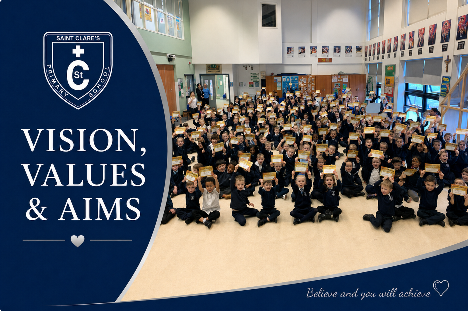Vision, Values and Aims - St Clare's Primary School