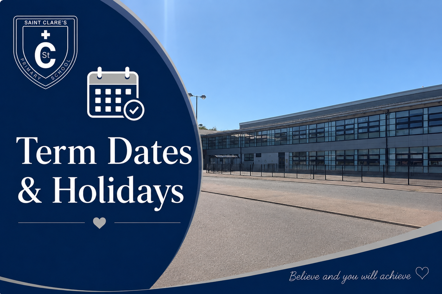 Term Dates and Holidays - St Clare's Primary School