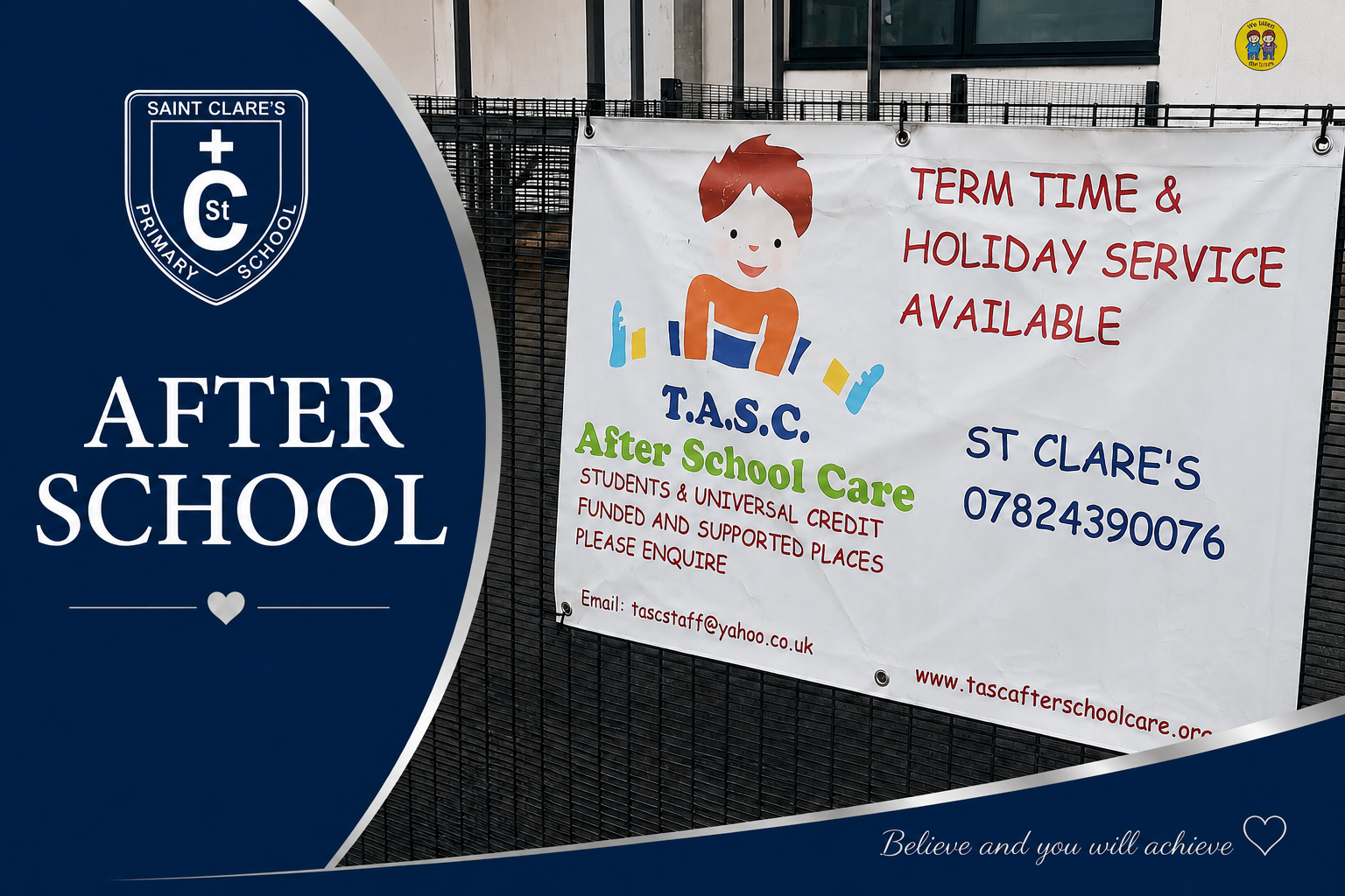 After School Care - St Clare's Primary School
