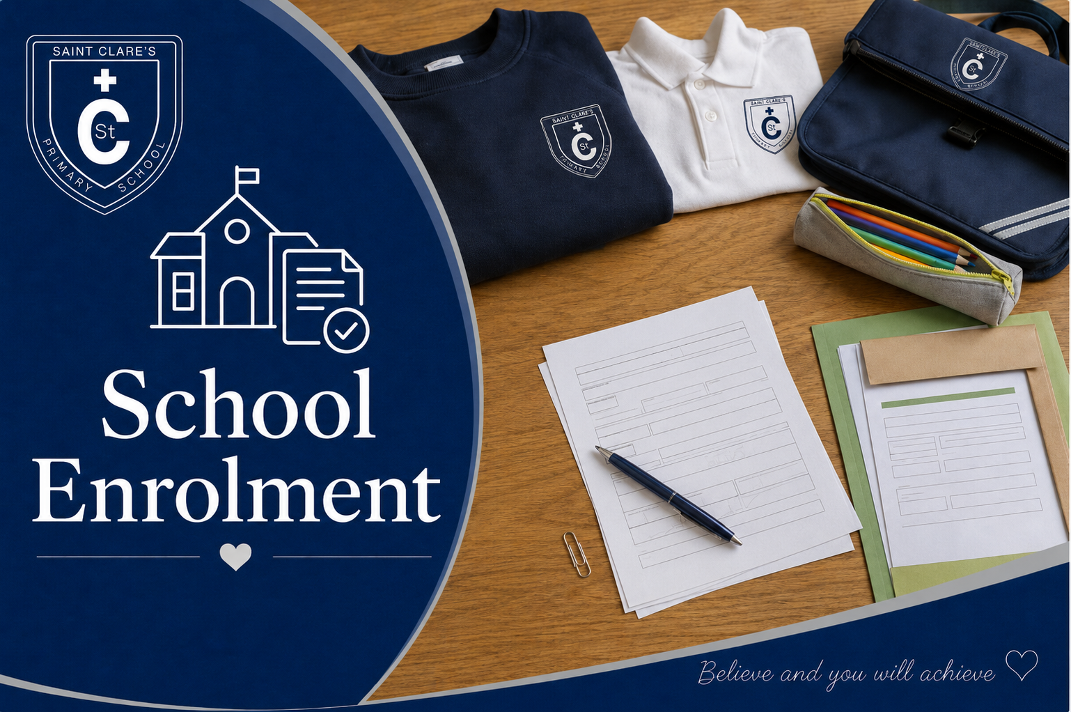 School Enrolment - St Clare's Primary School
