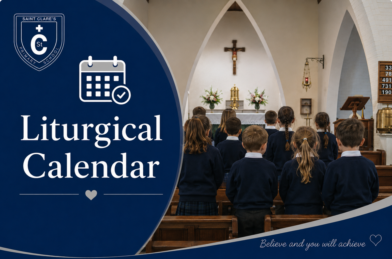 Liturgical Calendar - St Clare's Primary School