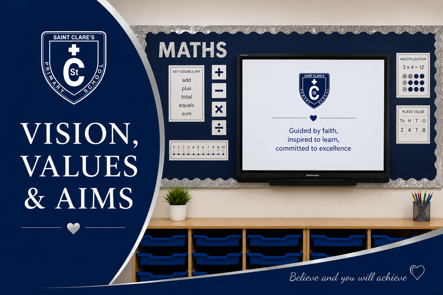 Vision, Values and Aims - St Clare's Primary School